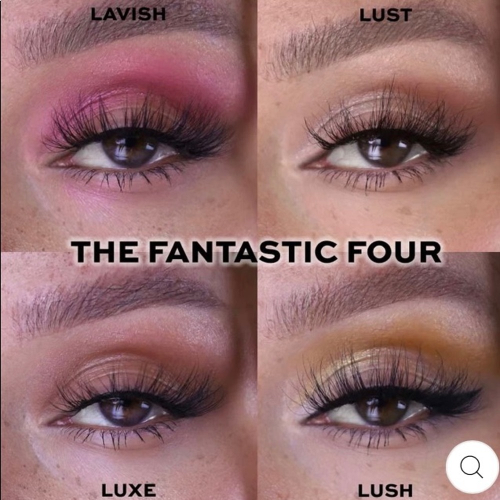 Glamnetic 4 pack lashes and liner